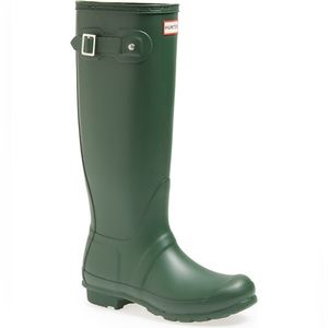 NEW Hunter Original Tall Boots in Hunter Green Size 7